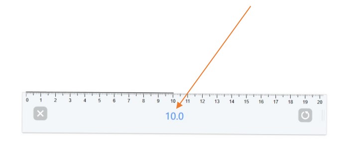 mesure avec la règle